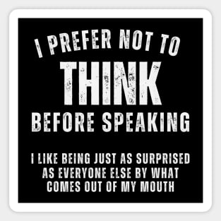 Spontaneous Speaker Magnet